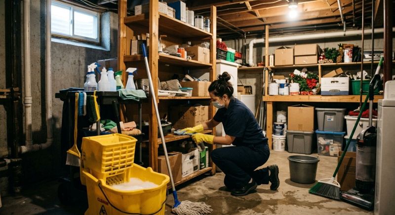 Basement Cleaning Service in Bellevue, WA